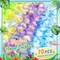 100 Count Hawaiian Lei Bulk, Tropical Luau Hawaii Theme Silk Flower Necklace Garland